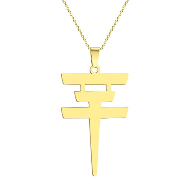 Xingzhi Handmade Geometric Necklaces Craftsmanship At Best Personalized gold 1Set