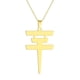 thumbnail image 2 of Collar Sonducket de Hotel de Tokio con colgante geométrico oro, 2 of 6