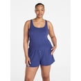 thumbnail image 2 of Joyspun Women’s Sleep Ribbed Modal Tank Top and Shorts Set, Size XS-XL, 2X-3X, 2 of 5