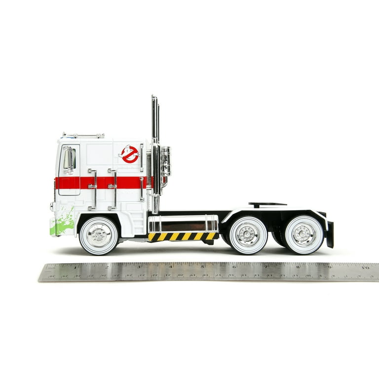 Jada Transformers G1 Optimus Prime Big Rig with Ghostbusters Ecto