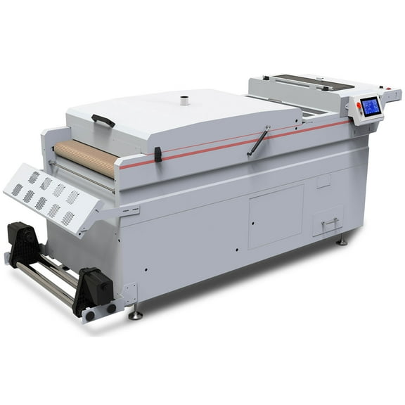 CALCA PLUS 24" High Speed Automatic DTF Powder Shaker and Dryer with Vacuum Absorption Conveying Platform and Touch Screen for 4 Heads High Speed DTF Printers