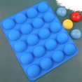 thumbnail image 3 of Lerpwige 20 Cavity Silicone Sphere Baking Mold For Cakes Chocolates Ice Cream Nonstick Easy Release Dishwasher Safe, 3 of 8