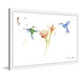 thumbnail image 2 of Marmont Hill "Hummingbirds Hover" by Maya Gur Framed Painting Print, 2 of 5