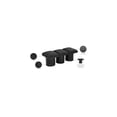 thumbnail image 2 of Meridian Furniture Pavilion Black Boucle Fabric Bench, 2 of 7