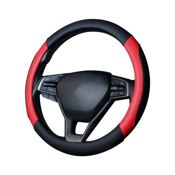 Agiferg Four Seasons Universal Steering Wheel Cover Made Of Microfiber Leather
