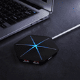 thumbnail image 3 of Hub USB 3.0 avec Câble Prolongé de 2 Pieds, Répartiteur USB Portable 4 Ports pour Ordinateur Portable, MacBook, Surface Pro, 3 of 5