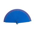 thumbnail image 1 of Abanico plegable de madera de color sólido, portátil, de verano, para decoración, accesorios de baile, accesorios para fiestas y disfraces., 1 of 8