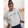 thumbnail image 2 of Burn Baby Burning Heart  Sweatshirt Women -Image by Shutterstock, Female Large, 2 of 7