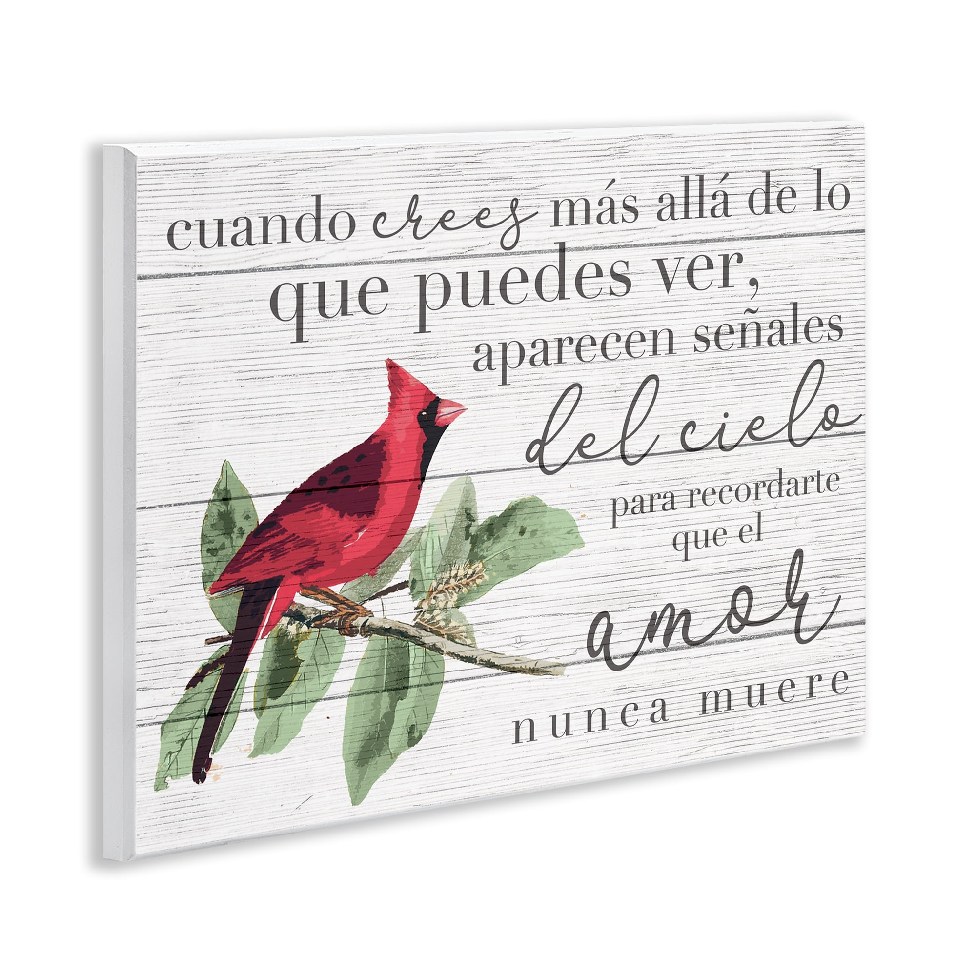 Stupell Industries Aparecen Señales del Cielo Inspirational Quotes & Sayings Painting Unframed Art Print Wall Art, 14 x 11