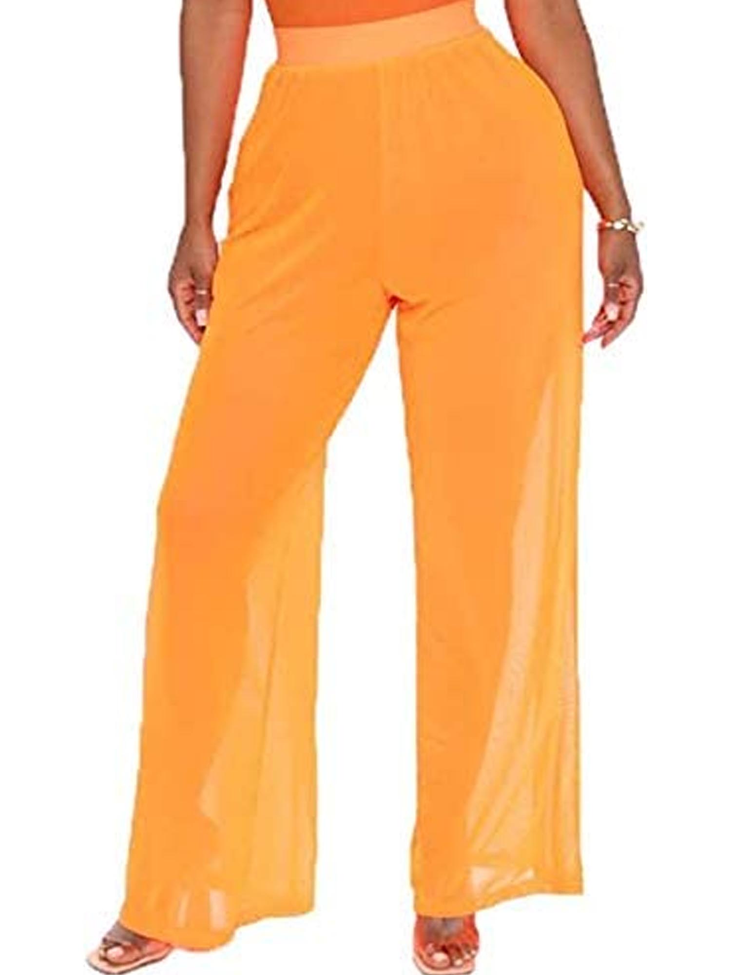 Cathery Women See Through Sheer Mesh Pants Beach Swimsuit Bikini Bottom