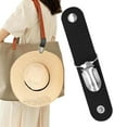 thumbnail image 6 of Multifunctional Travel Hat Clip, Hat Holder Supplies Accessory Duck Clips Leather for Adults Bag Scf Backpack Outdoor Black, 6 of 8