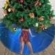 thumbnail image 3 of Falda para árbol de Navidad TA-Yi-Or, suave y divertida, collar para árbol de Navidad, decoración navideña de estilo rústico, 36", 3 of 4