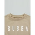 thumbnail image 6 of Kiapeise Kids Toddler Baby Boy Girl Bubba/SIS Letter Sweatshirt Pullover Long Sleeve T-Shirt Tops, 6 of 9