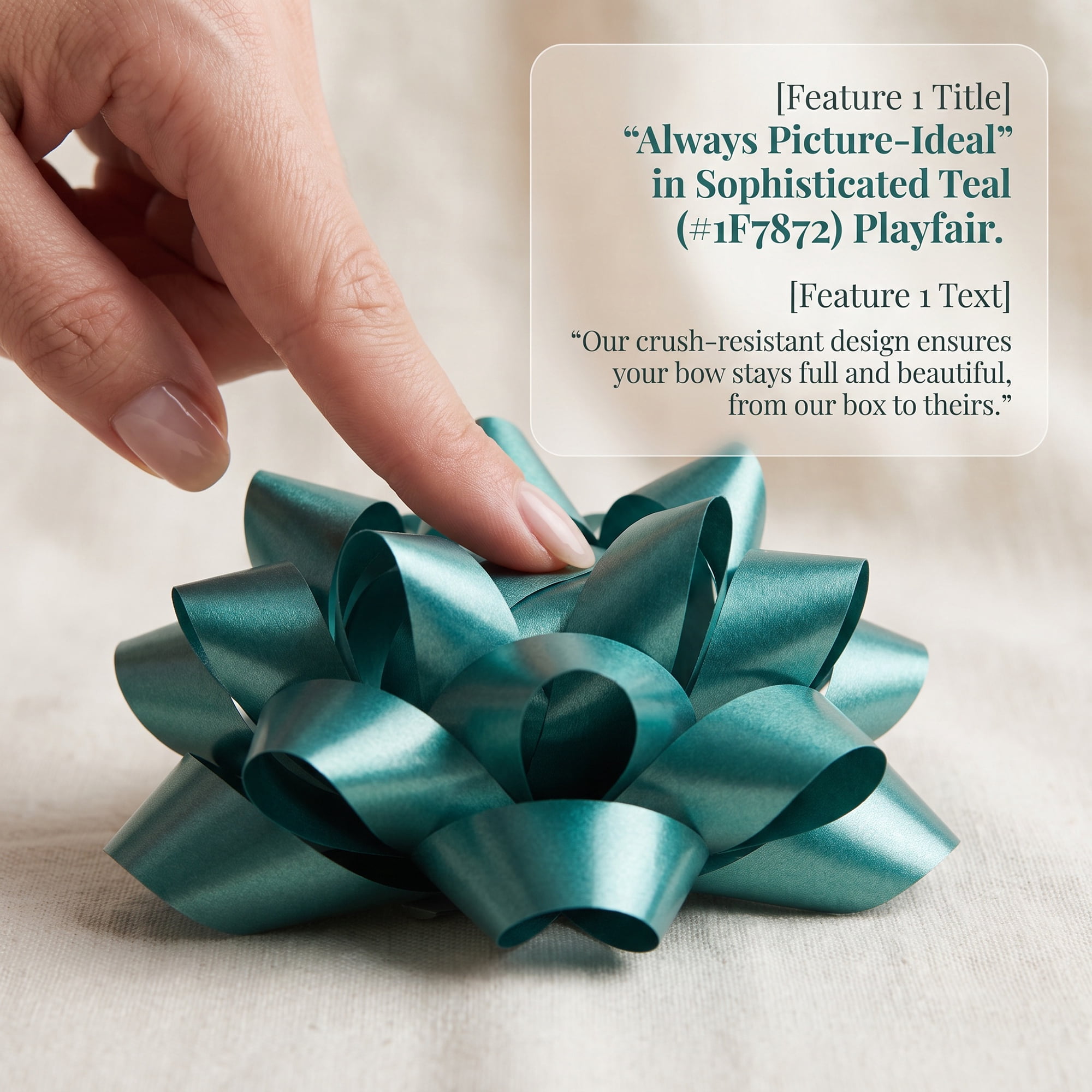 Unique Bargains Crush-Resistant Metallic Bows for Gift Wrapping and Decoration Dark Green