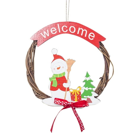 

Christmas Series Rattan Pendant Christmas Circle Rattan Pendant Closet Door Decorative Wreath Small Crystals Christmas Garland Glass Chandelier Crystals Replacement round Glitter Garland Beads 12 Days