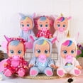 thumbnail image 2 of Unicornio muñeca 3D Animal bebé muñecas lindos juguetes para bebés muñeca eléctrica desgarro cuerpo de silicona de vinilo completo regalo sorpresa de cumpleaños para niños Gao Jinjia  LED, 2 of 2