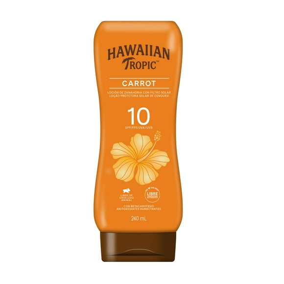 Protector Solar Hawaiian Tropic Carrot zanahoria 10 FPS 240 ml