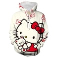 thumbnail image 4 of Veste à Capuche Vintage 3D Imprimée Hello Kitty pour Femmes à Manches Longues avec Poches Style de Rue Printanier Vêtements d'Extérieur Esthétique Y2K HOEMLIN, 4 of 7