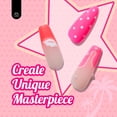 thumbnail image 4 of Set de esmaltes de uñas en gel con forma de escarabajos, 6 colores, rosa intenso y rojo, 4 of 7