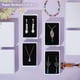 thumbnail image 4 of 24 cajas de joyería de cartón texturizado blanco, 8,1 x 5 cm (3,2 x 2 pulgadas), caja de regalo de cartón con esponja negra en el interior., 4 of 9