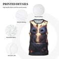 thumbnail image 3 of Naloa Romantic Rose Animal Couple Basketball Jersey Reversible Men's Mesh Athletic Sports Shirts Training Practice S-4XLXX-Large, 3 of 6
