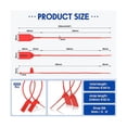 thumbnail image 3 of 1000 Pcs Plastic Tamper Seals Tags Security Tags Seals Safety Numbered Zip Ties Labels, 3 of 5