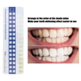 thumbnail image 2 of Teeth Color Chart, 5pcs Teeth Whitening Shade Guide Household Tooth Shade Chart Comparing Card Oral Care Supplies for Dentist, 2 of 9
