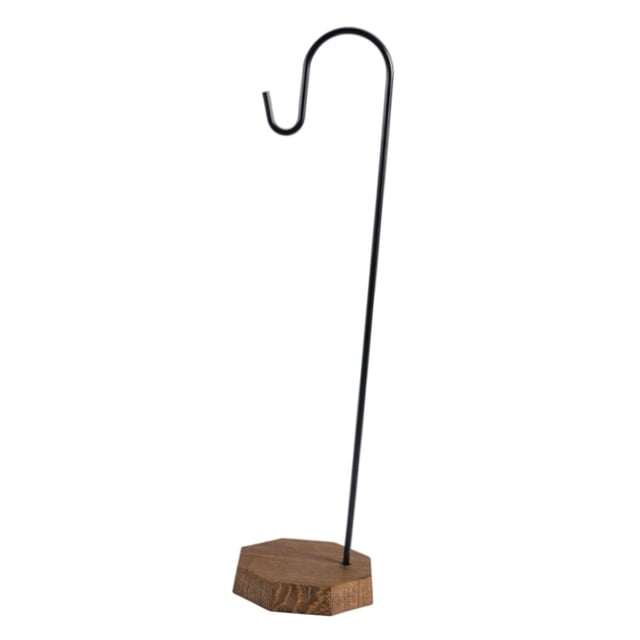 Soporte para carillón de viento, soporte colgante, adorno decorativo multiusos, soporte para carillón de viento Gancho en forma de S negro