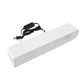 thumbnail image 3 of Barra de sonido estéreo con cable USB, reproductor de música, caja de sonido envolvente de graves, entrada de 3,5 mm para teléfonos móviles PC (blanco), 3 of 8