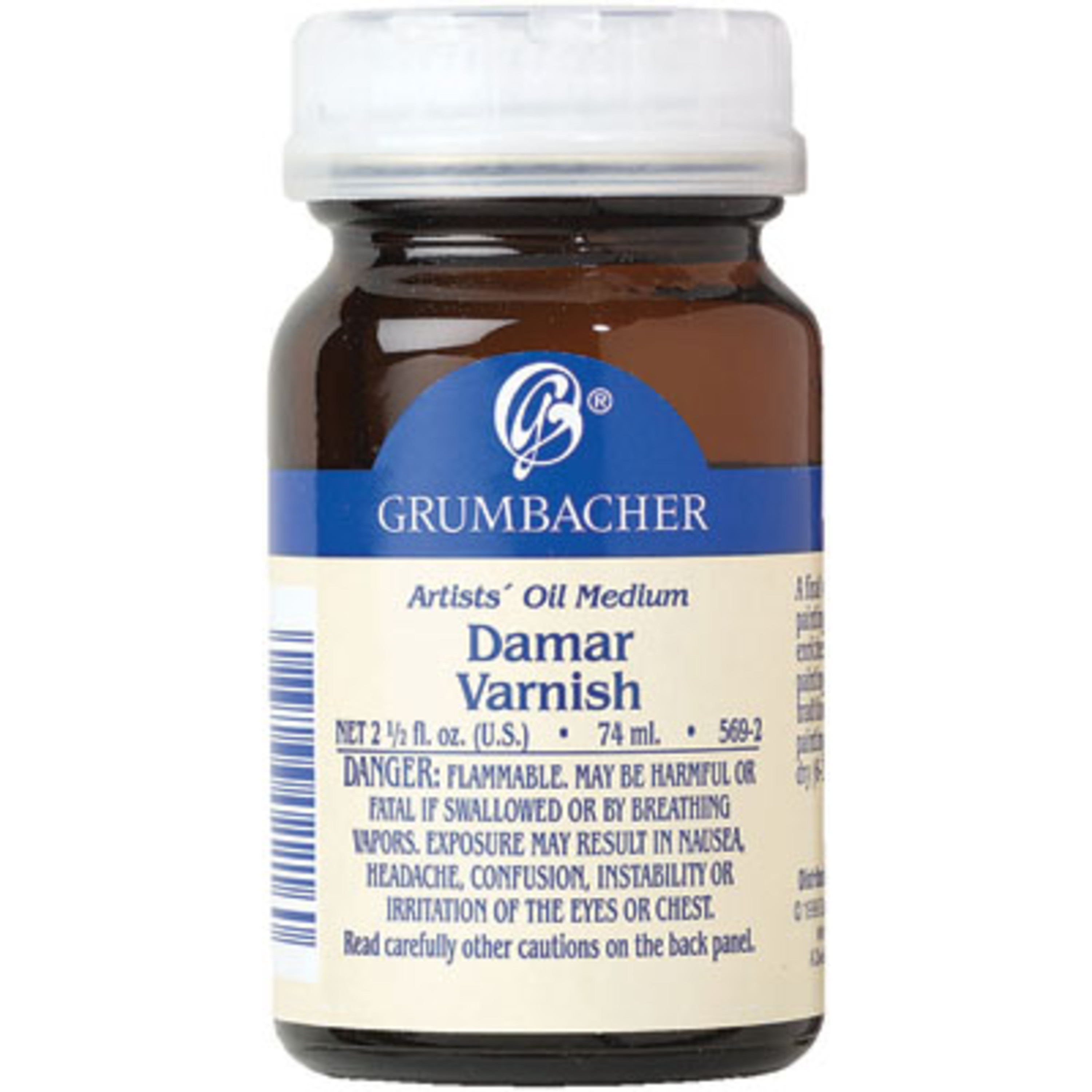Grumbacher Damar Varnish, 2 oz., Gloss