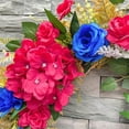 thumbnail image 5 of Huge Memorial Day Savings! Boovnll Patriotic Wreath, 14" Handcrafted Red White Blue Twig Memorial Day Wreath, 4th of July Wreath for Indoor, Front Door, Fireplace, Wall Decor, 4th of July Decorations, 5 of 7