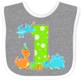 thumbnail image 3 of Inktastic Dinosaur First Birthday Party Boys or Girls Baby Bib, 3 of 4