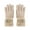 BEIGE, variant on Women Winter Warm Touch Screen Soft Windproof Lined Thick Gloves for Snow Skiing in Clod Weather