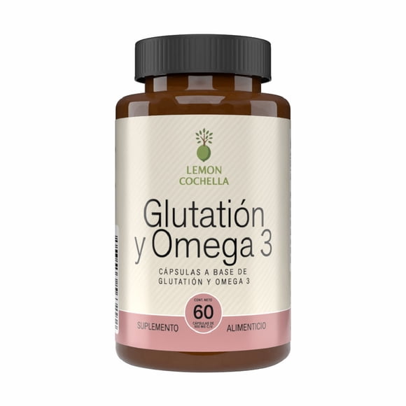 Glutatión Y Omega 3-60 cápsulas, suplemento alimenticio