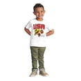 thumbnail image 3 of PACMAN Arcade Game Basketball USA Toddler Boy Girl T Shirt Infant Toddler Brisco Brands 6M, 3 of 5