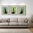 thumbnail image 2 of Vintage Rose and Girl Abstract Canvas Painting Wall Art for Living Room Bedroom Decoration,Poster Print, Frameless, 2 of 7