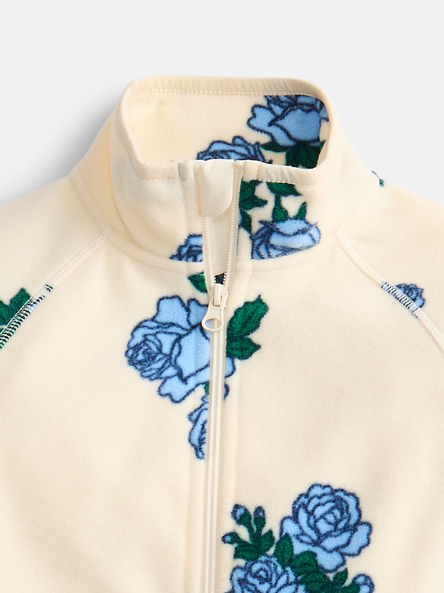 Wonder Nation Girls' Microfleece Full Zip Jacket, Sizes 4-18 & Plus
