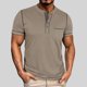 thumbnail image 1 of Tops para hombre, blusas y camisas de manga corta con cuello redondo para hombre, blusas casuales de moda para hombre, blusas de manga corta con cuello redondo de color liso, blusa de poliéster para h, 1 of 7