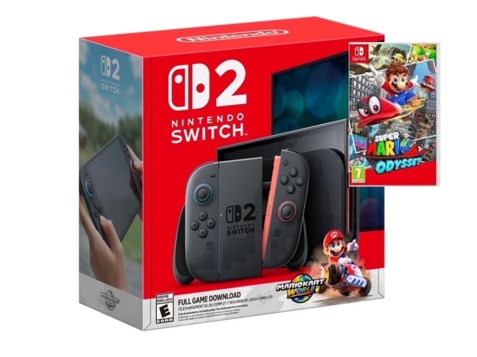2025 Newest Nintendo Switch™ 2 + Mario Kart™ World Bundle with The