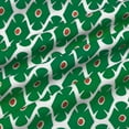 thumbnail image 6 of Hamky Long Sleeve Dress Maxi Dress Fall Dresses Geometric Printed Bubble Sleeved Dress Street Oversized Women's Clothing Modest Dresses Dresses for Women Green Dress XS, 6 of 9