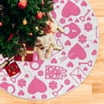 thumbnail image 5 of FMSHPON Valentine's Day Mother's Day Red Heart Love Xmas Christmas Tree Skirt Stand Mat for Holiday Party Decoration Indoor Outdoor 36 inches, 5 of 6