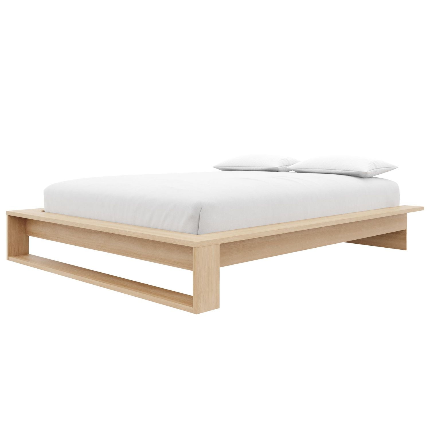 Lido Queen Size Platform Bed with Slats