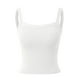 thumbnail image 5 of Camiseta elástica para mujer: sin mangas, tejido suave y transpirable, camiseta informal para combinar con otras prendas o hacer ejercicio. Tallas S/XL., 5 of 6