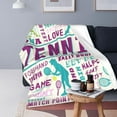thumbnail image 3 of LHSHID Cheerleader's Gifts Blanket Cheerleading Gifts Blanket Soft Cheer's Flannel Blankets for Girls Teens Kids Bed Sofa Couch Cheer Gifts for Cheerleader's Birthday Cheer Blankets 30x40in, 3 of 6