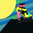 thumbnail image 3 of Cape Robbin Shoes Titan Neon Platform Heeled Buckle Wrapped Fashion Sandals (10, Neon), 3 of 3