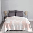 thumbnail image 3 of Pink Love Cat Throw Blanket, Super Soft Anti-Pilling Flannel Bed Blankets, 80"x60", 3 of 8