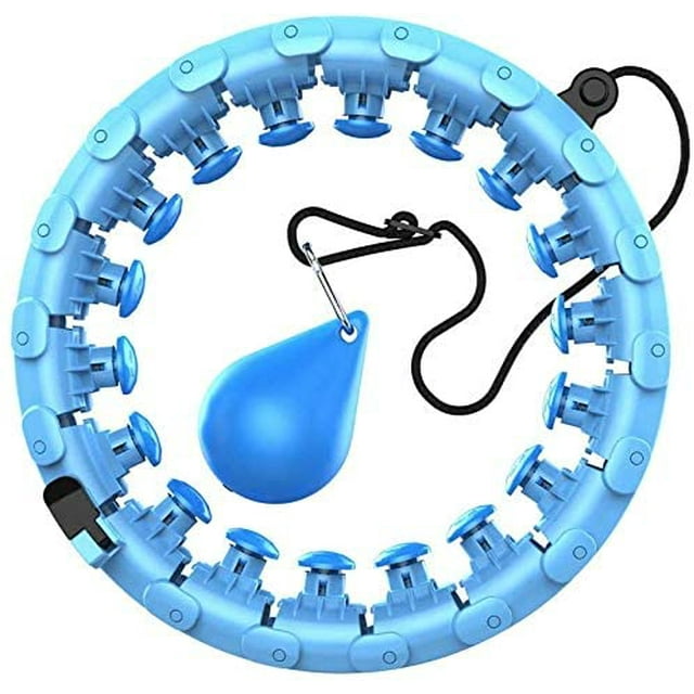BAMAIA Smart Hoola Hoop with Auto-Spinning Hoop,360Degrees Massage No Fall with Soft Gravity Ball for Adults Thin Waist for Home Workout,Weight Loss,Keep Fit