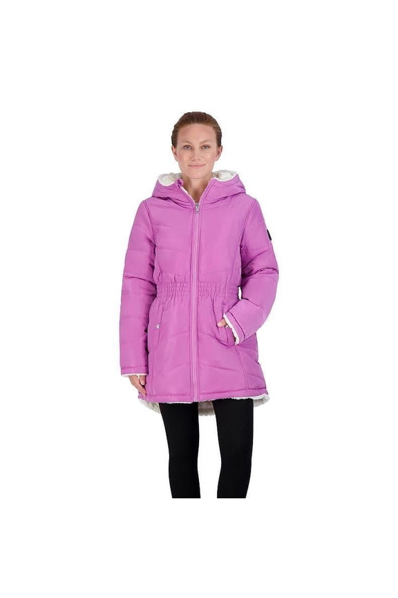 Junior's Reversible Anorak Jacket Mauve X-Large