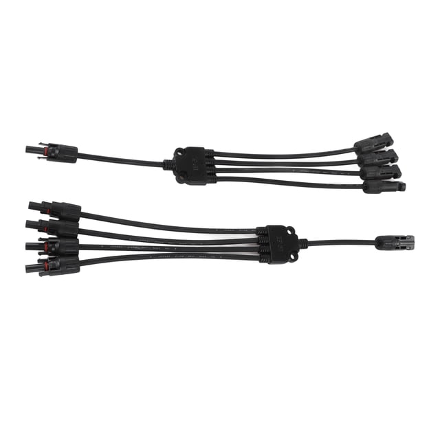 Solar Connector, Carrying Capacity Wide Compatibility Y Branch Adapter 1000V 30A For Outdoor Y5,Y4,Y3