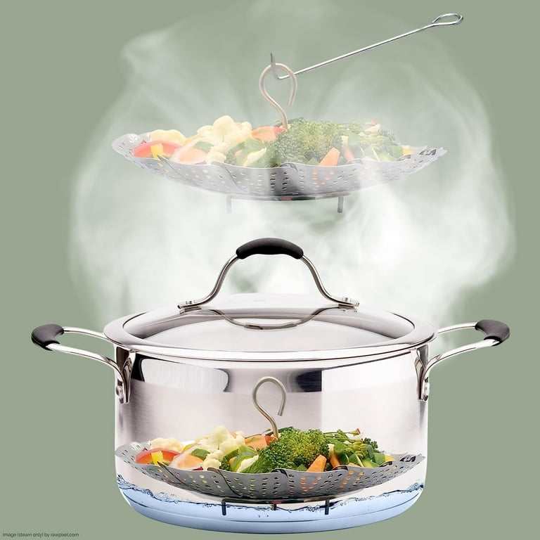 Stainless Steel Vegetable Steamer Basket Kit - Fits Instant